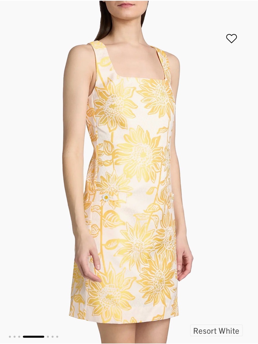 Lilly Pulitzer Yellow and Cream Floral Dress